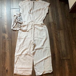 Linen Capri romper
